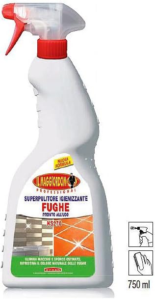 HYGAN ks270 750 ml detergent Leaks Coatings Floors Tiles Clean Grease Grease Stubborn Stains IGIENIZZANTE Restores Natural