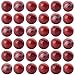 Natural Stone Beads 100pcs 8mm Round Red Jasper Genuine Real Stone Beading Loose Gemstone Hole Size 1mm DIY Charm Smooth Beads for Bracelet Necklace Earrings Jewelry Making (Red Jasper)