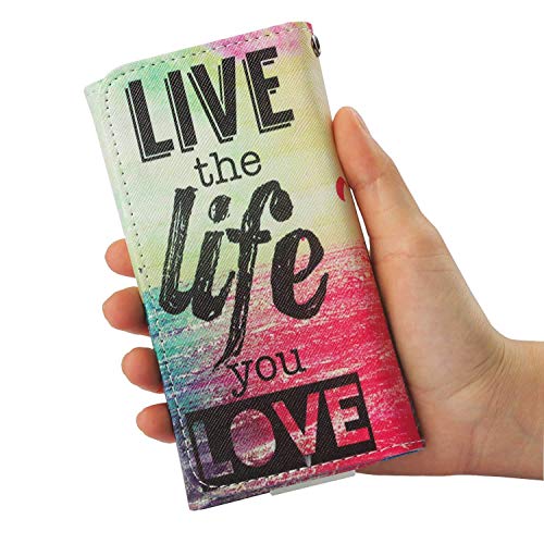 Cell Phone Flip Case for Panasonic Eluga A4 and More, Tenplus  Universal Folio Case Cover PU Leather Skin Protective Wallet Clutch Bag  with Card