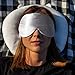 Natural Silk Sleep Mask, Super-Smooth & Soft Eye Mask with Adjustable Strap, Blindfold, Perfect Blocks Light, Pressure Free for A Full Night's Sleep