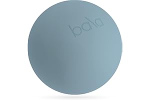 Bala Non-Weighted Exercise Ball - 8" Yoga Ball for Barre, Stretching, Strength & Core Training - Small Pilates Ball Workout Accessory with Mini Pump for Home Gym & Fitness Routines - 100% PVC