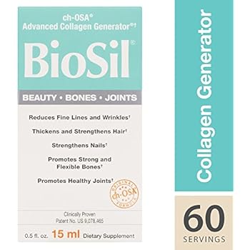 BioSil by Natural Factors, Beauty, Bones, Joints Liquid, Supports Collagen Production for Hair, Skin and Nails, Vegan, 0.5 fl oz (60 Servings) (FFP)