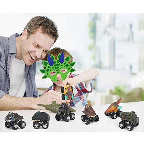 5 MOONBROOK+Dinosaur+Cars+Pull+Vehicles+Toy+Mini