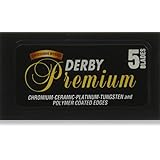 Derby Premium Double Edge Razor Blades, 100 Count