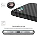 iPhone 7 Plus Case , ROCK TPU Shockproof Case Cover with Carbon Fiber Grip Back Pattern for Apple iPhone 7 Plus 5.5 Inch (Black)