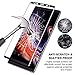 Galaxy Note 9 Screen Protector, (2Packs) [Easy Bubble-Free Installation] Full Screen Coverage Tempered Glass Screen Protector 3D Curved/HD Clarity/Case Friendly Compatible with Samsung Galaxy Note 9