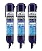 Refrigerator Water Filter (Blue, 3-pack)