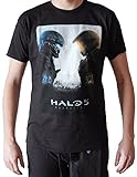 Bioworld Halo 5 Guardians Cover Art Mens Black T-Shirt