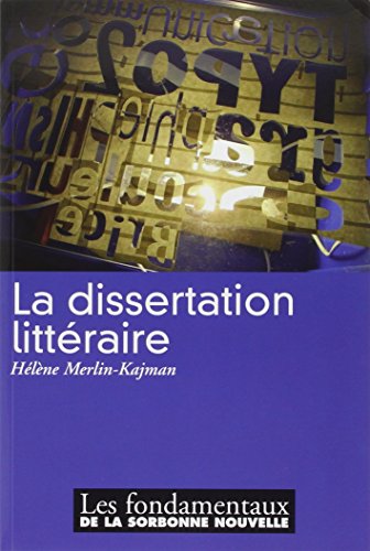 La  dissertation littéraire