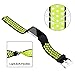 Vancle Bands for Fitbit Charge 2, Adjustable Soft Silicone Replacement Bands Sports Accessories Straps for Fit bit Charge 2 Heart Rate Fitness Tracker (Black/Fluorescent Yellow)