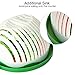 Family Size Salad Cutter Bowl Upgraded Easy Salad Maker by WEBSUN, Fast Fruit Vegetable Salad Chopper Bowl Fresh Salad Slicer