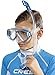 Cressi ONDINA & TOP JR, Junior Kids Snorkel Set for Diving - Made in Italy