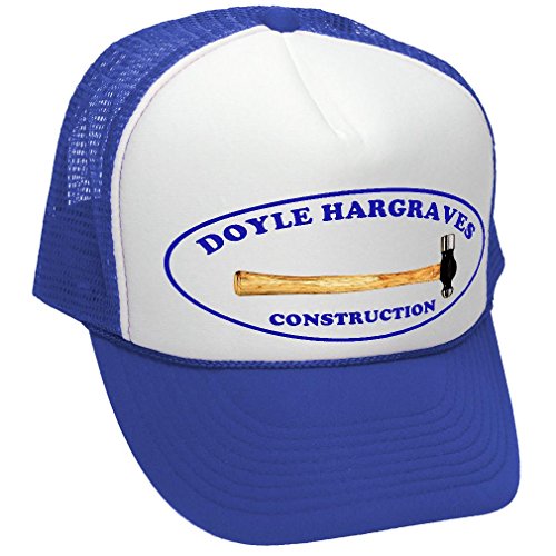 The Goozler Doyle HARGRAVES Construction - Sling Knife - Adult Trucker Cap Hat, Royal
