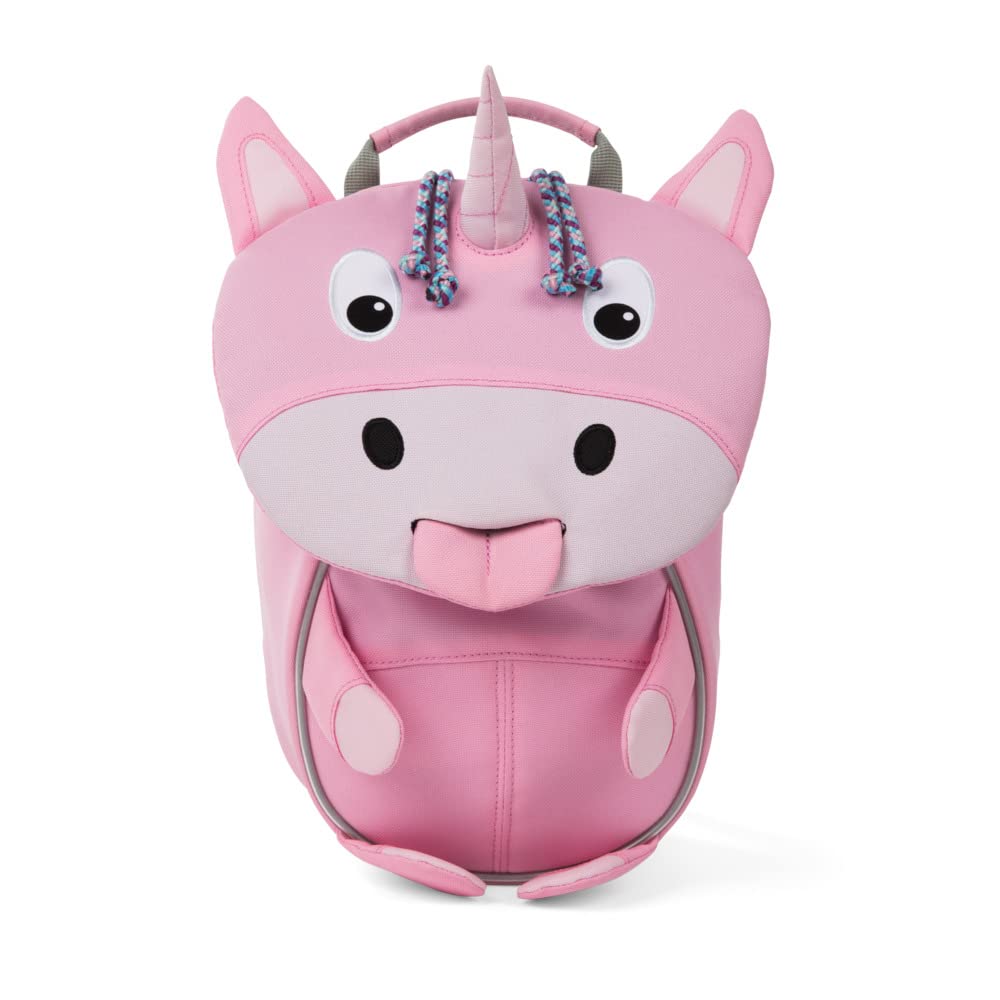 Affenzahn Erna Unicorn Children's Backpack for 1-3 Years Old in Nursery, Unicorn - Pink, 25 cm, Kids Backpack