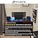 Hitlights LED TV Backlights, 6.56ft LED Strip Lights USB Output RGB Premium LED Lights Strip Kit, Color Changing Strips for 40-60in Television