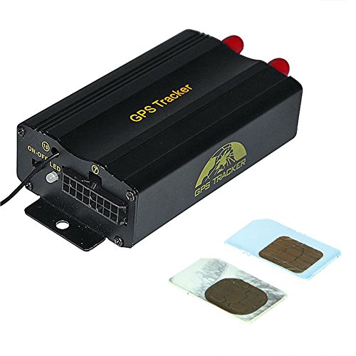 ATian Dual SIM Card Car GPS Trackerwith Open door via cell phone Cut off Oil & Power remotely TK103B+