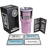 Sunset-Pink-SIC-Seriously-Ice-Cold-Travel-Tumbler-30-oz--Stainless-Steel-Vacuum-Insulated-Tumbler-with-Double-