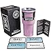 Sunset Pink Powder Coated 30 Oz. SIC (Seriously Ice Cold) Stainless Steel Tumbler Double Wall Vacuum Insulated Cup No Sweat Travel Mug Coffee Cup & Thermos Multiple Colors & Sizes