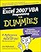 Excel 2007 VBA Programming For Dummies by John Walkenbach, Jan Karel Pieterse