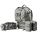 3V Gear Paratus 3-Day Tactical Backpack, 40L - MOLLE Military Backpack, Rucksack with Rapid Deployment Pack, Pouches, Laptop Sleeve - Rugged 600D Polyester - Olive Drab