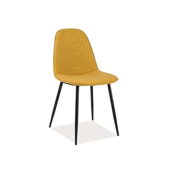 JUSTyou Teo A Polsterstuhl Esszimmerstuhl Küchenstuhl (HxBxT): 88x46x38 cm Gelb