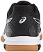 ASICS Womens Gel-Rocket 8 Volleyball Shoe, Black/White, 9.5 M US