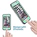 ULAK iPhone 6 Case (4.7 inch), iPhone 6s Case, Knox Armor Full-Body Rugged Dual Layer Hybrid Case (Mint Green)