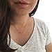 HONEYCAT 18k Rose Gold Plated Mini Harmony Interlocking Circles Necklace | Minimalist, Delicate Jewelry (Rose Gold)