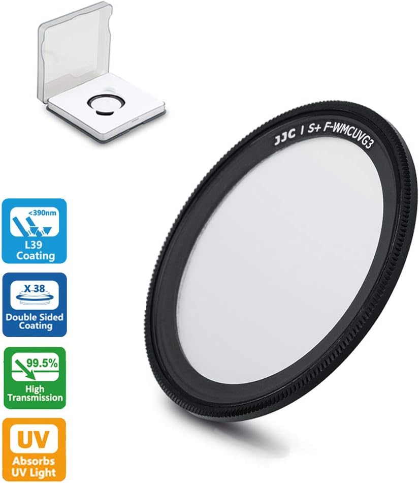JJC – filtre UV en verre optique multicouche Ultra fin, avec adhésif 3M, pour appareils photo Ricoh GR IV GR4 GRIV GR IIIx GR III GR II GR3x JJC – filtre UV en verre optique multicouche Ultra fin, avec adhésif 3M, pour appareils photo Ricoh GR IV GR4 GRIV GR IIIx GR III GR II GR3x