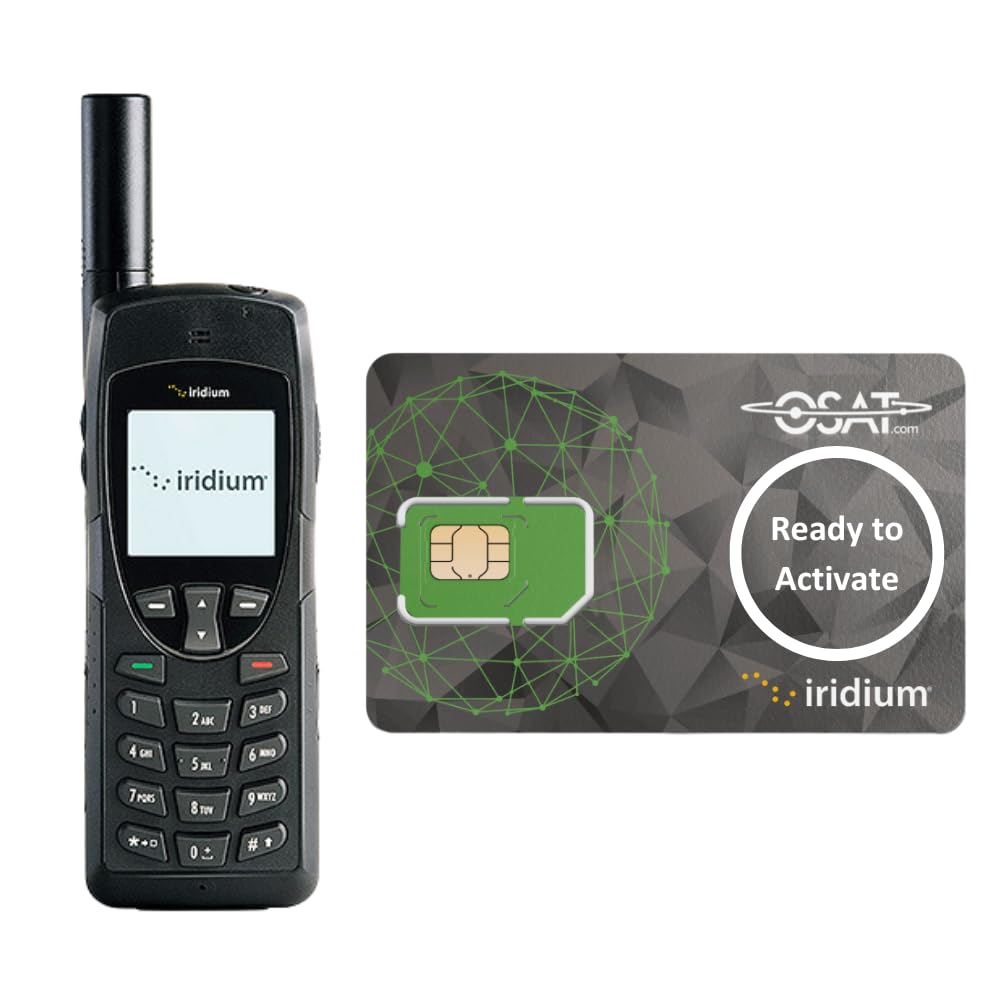 OSAT Iridium 9555 Satellite Phone | Global Coverage | Voice, Text, Data | Compact Design | Rugged & Durable | Reliable Communication