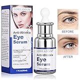 Eye Serum,Under Eye Cream,Wrinkle Eye Serum,Anti Ageing Eye Cream for Dark Circles,Puffiness,Finelines,Under Eye Bags