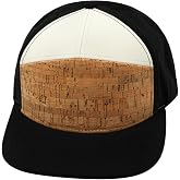 The Heartbeat Brand Blank Cork Hat |7 Panel Cork Hat | Breathable, Water-Resistant Snapback for Men &amp; Women