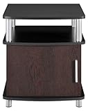 Altra Carson End Table with Storage, Cherry/Black (Misc.)