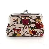 GBSELL Women Owl Purse Small Wallet Clutch Bag (G)