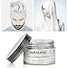 Mofajang Hair Color Wax,INST Temporary Hair Dye,Hair Coloring Wax,Washable Temporary, Natural Hairstyle Color Wax for Party,Halloween,Cosplay(White)