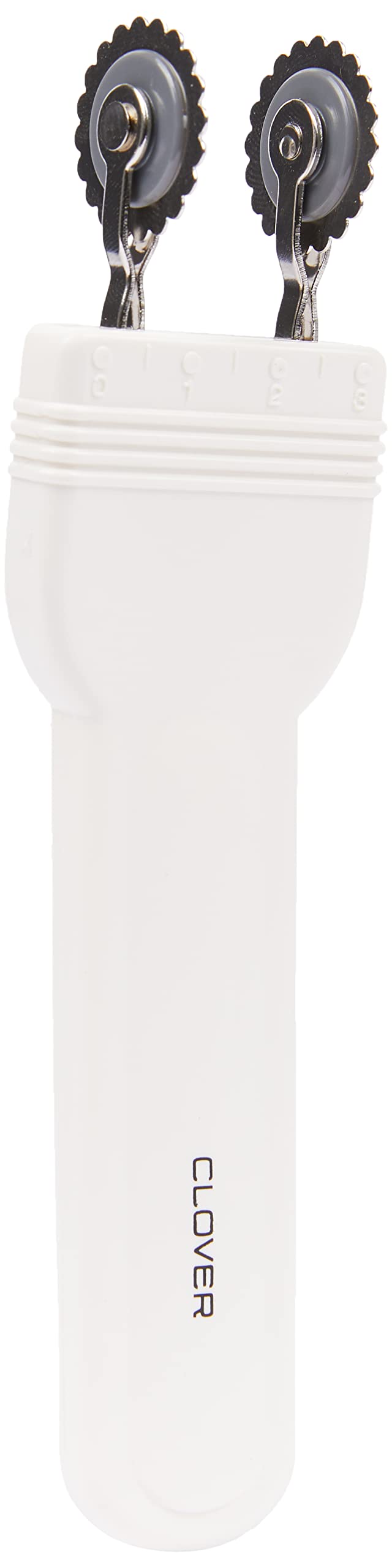 Clover Double Tracing Wheel, White/Silver, 1