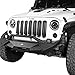 Hooke Road Jeep JK Front Bumper w/Winch Plate w/2 x 18W Fog Lights for 2007-2018 Jeep JK & Wrangler Unlimited - Blade Master