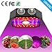 1100W Double Chip LED+COB Full Spectrum Knob Switch Plant Lamp is Suitable for Indoor Plant Growth Lamp of Flowers, Vegetables and Other Plants