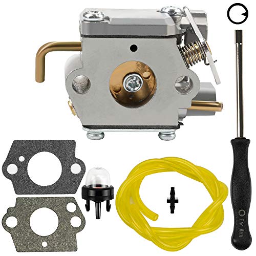 Dalom WT-827 Carburetor w Carburetor Adjustment Tool for Troy-Bilt 753-05133 TB10CS TB20CS TB20DC TB65SS TB70FH TB70SS TB90BC Trimmer TB310QS TB320BV Leaf Blower