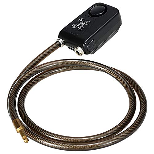 Solebe Password Lock Bike/Motorcycle/Gate Door Digital Lock with Anti Theft Alarm 110dB(Black 31.5 Inch)