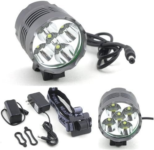 5 white led bike