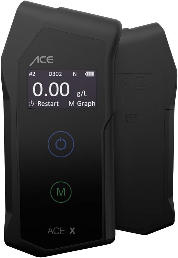 ACE X breathalyser, breathalyser with 99.1% accuracy according to TU Vienna, electrochemical & police-approved - Image 3