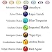 Leefi 7 Chakra Stone Crystal Reiki Prayer Healing Balance Round Braided Rope Beads Bracelets