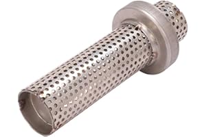 Exhaust Muffler Silencer Pipe,MoreChioce Motorcycle Exhaust Silencer Insert Baffle Universal Exhaust Pipe Baffle Muffler Pipe Modification Accessories,150mmx60.5mm