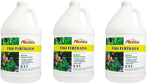 Alaska 100099249 1 Gallon Fish Fertilizer 5-1-1 (3 Pack)