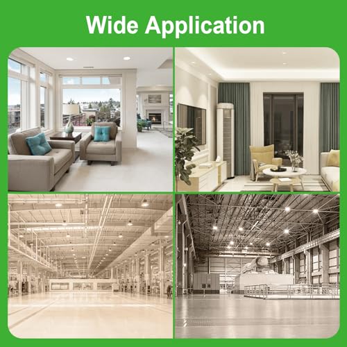 GY GU10 LED Bulb 6.5W (Eq. 100W) 1025LM 4000K Neutral White, Non-Dimmable, 110 Degrees Beam Angle – GU10 LED Bulbs Pack of 10