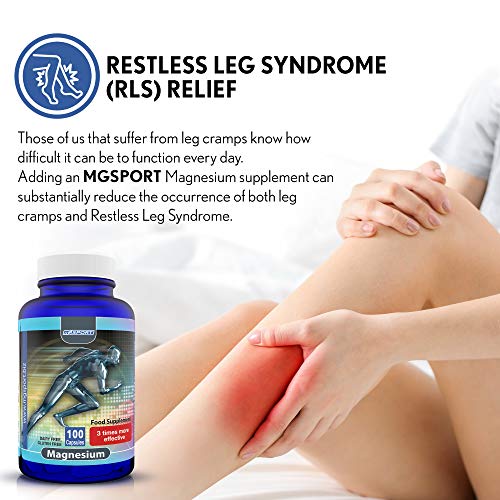 High Absorption Magnesium for Leg Cramps,tensed Muscles, Supports