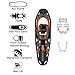 G2 30 Inches Orange Light Weight Snowshoes for Women Men Youth, Set with Trekking Poles, Tote Bag, Special EVA Padded Ratchet Binding, Heel Lift, Toe Box