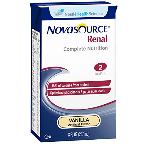 NOVASOURCE RENAL 8 OZ VANILLA (CA) - Case of 27