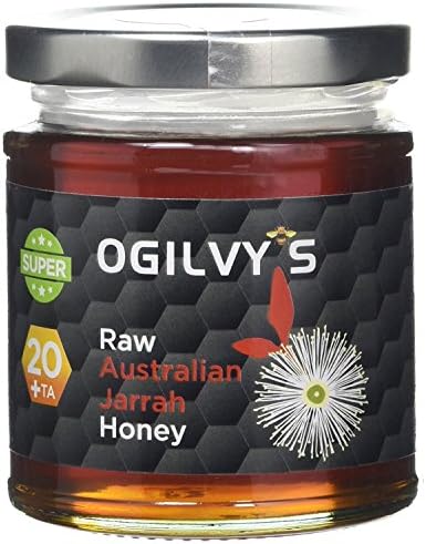 Ogilvys Raw Austaralian Jarrah Honey TA 20+ 240g (Pack of 3)